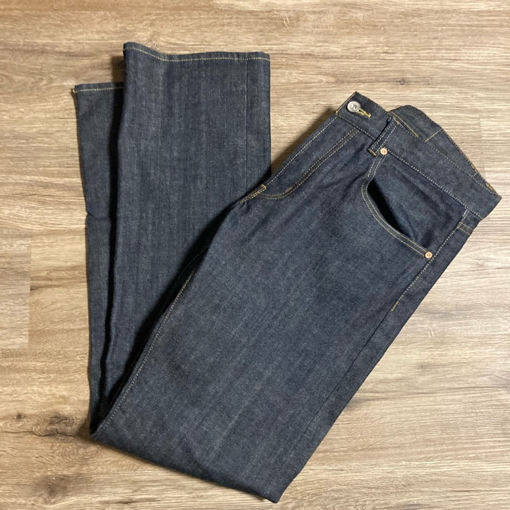 WESC 5 Pocket 341 Raw Stretch Selvage Japanese Stretch Denim Mens Blue J…